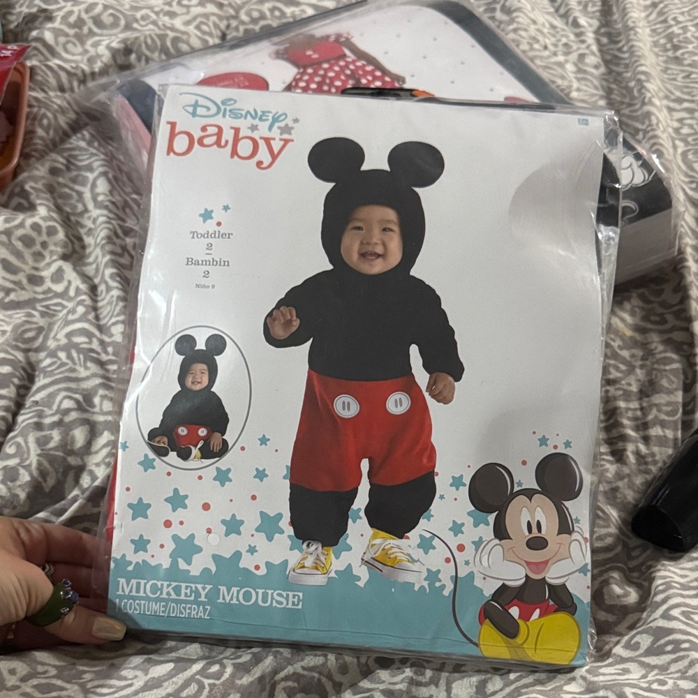 Disney Baby Mickey Mouse Toddler Costume - Black and Red